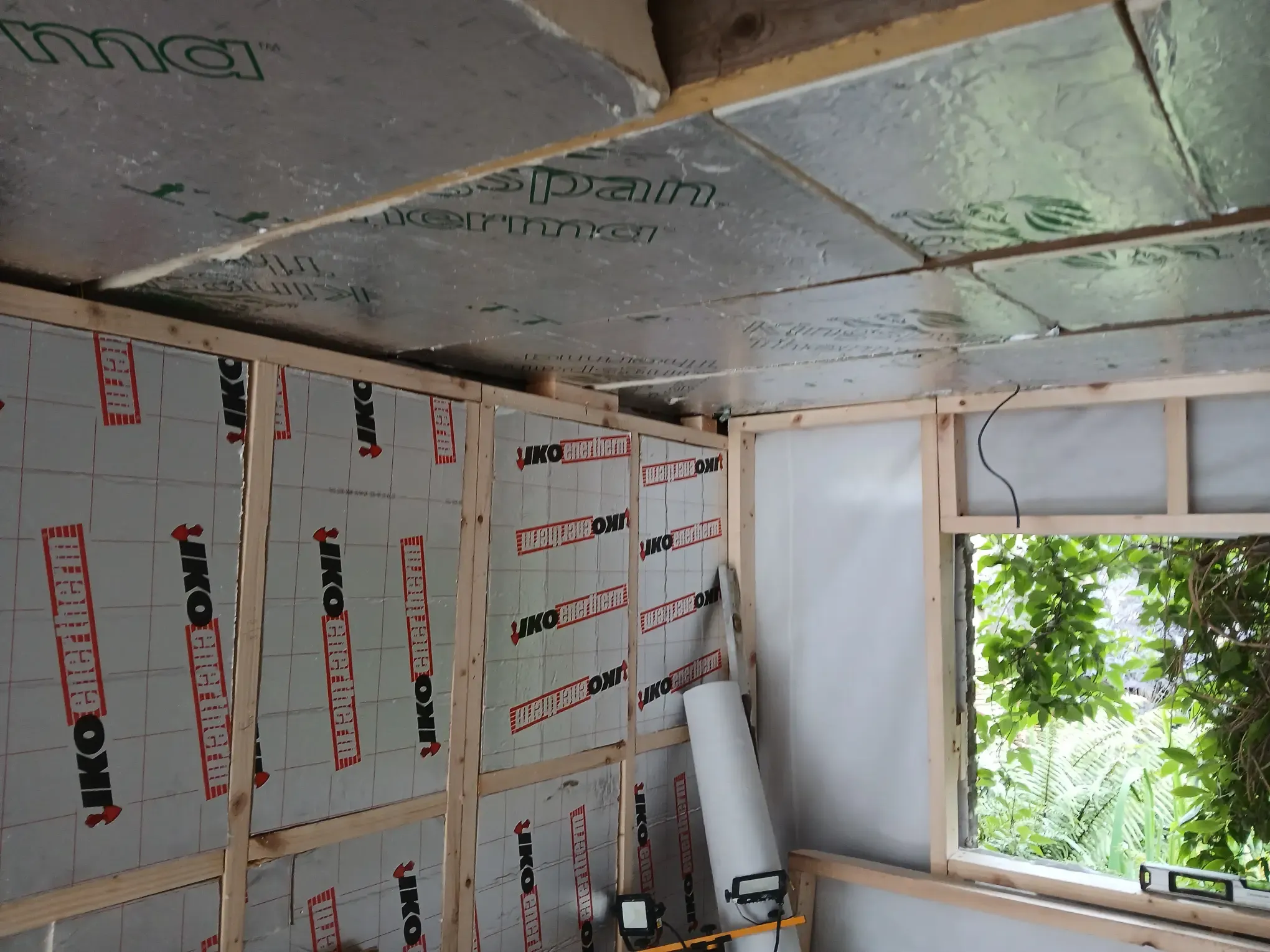 Fully insulated garage conversion in Whitley Bay